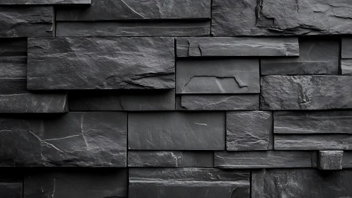 Midnight slate wall with quiet geometric rhythm.