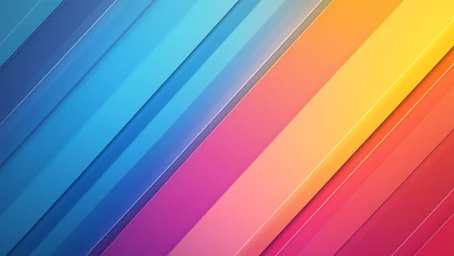 Diagonal multicolor gradient bands form layered geometric spectrum