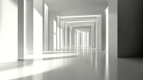 Infinite Hallway of Light and Space.