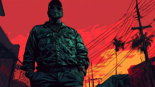 Sunset streets and confident cool in bold urban colors.