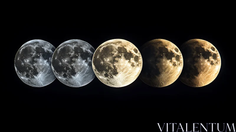 Moonlight color journey across a quiet night sky.