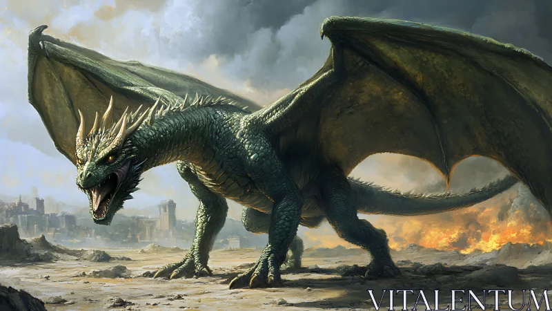 Aerodynamic analysis of a war-scale emerald dragon form.