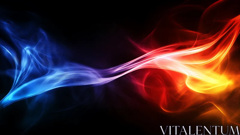 Opposing Plasma Streams with Chromatic Gradient Emission.