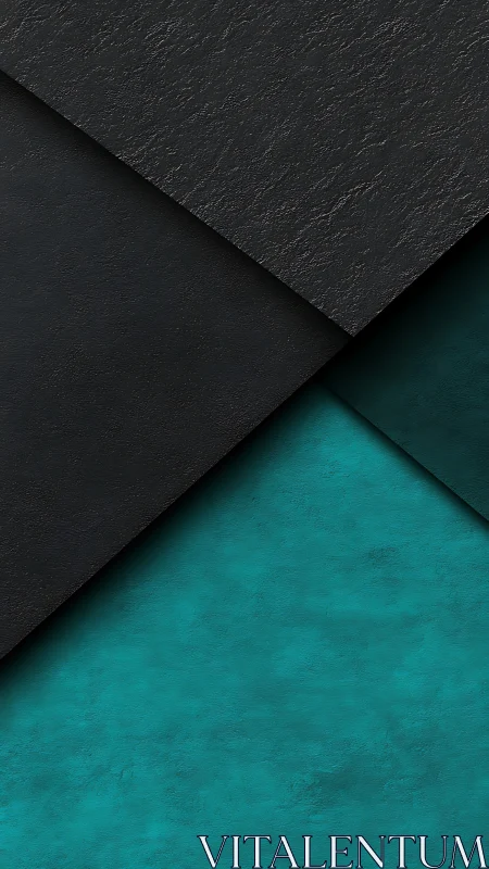 Layered black and teal textures create a sleek abstract backdrop