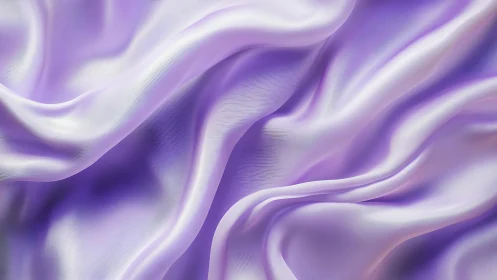 Lilac satin folds in softly undulating abstract waves.