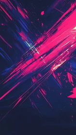 Neon vector shatterfield with intersecting magenta beam planes.