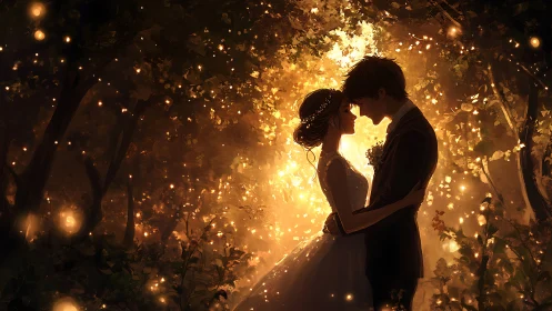 Romance Glows Under Starlit Trees Tonight.