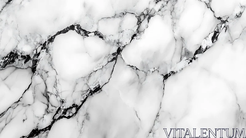 Soft white marble surface gently traced with dark veins