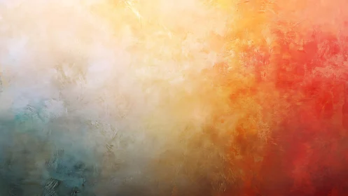 Warm abstract gradient texture in orange, red, and teal.