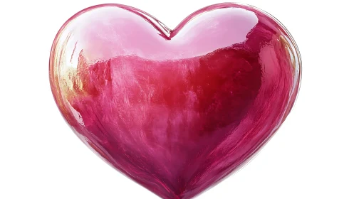 Candy-Coated Heart Swells in Liquid Bliss.