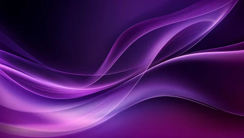 Violet energy waves with luminous translucent gradients.