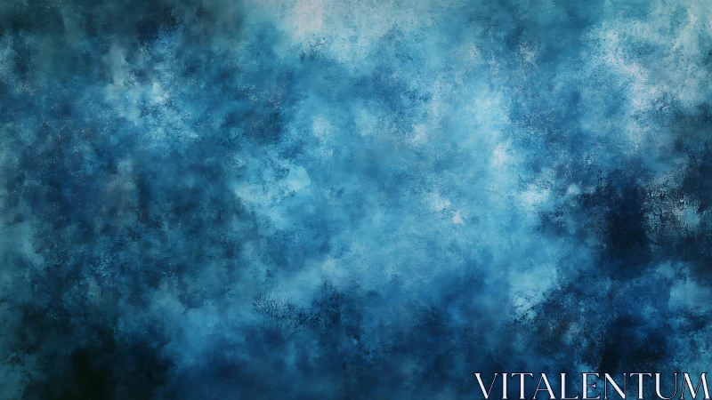 Deep cerulean abstract texture with atmospheric gradients.