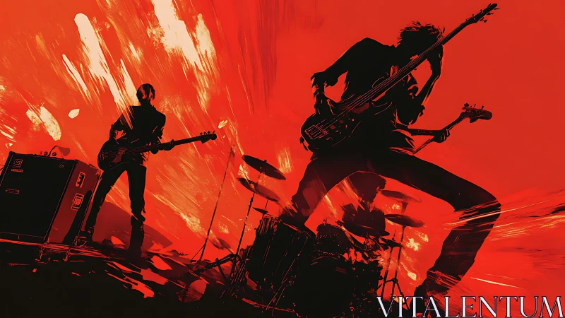 Guitars ignite, drummers thunder, and the red stage erupts