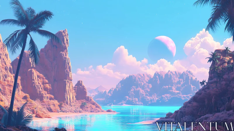 Discover Paradise: A Surreal Journey Through Otherworldly Alien Realm