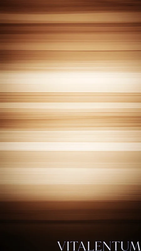 Soft caramel light streaks over a calm wooden horizon.