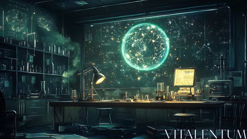 Cybernetic laboratory reveals holographic stellar simulation sphere