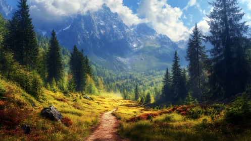 Alpine Valley Trail Through Nature's Majesty