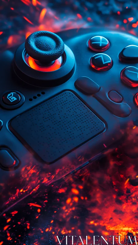 Gaming Controller with Incandescent Thermal Dynamics Analysis.