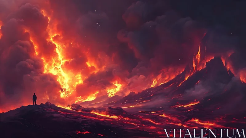 Witness the Fiery Majesty of Nature's Most Dramatic Eruption