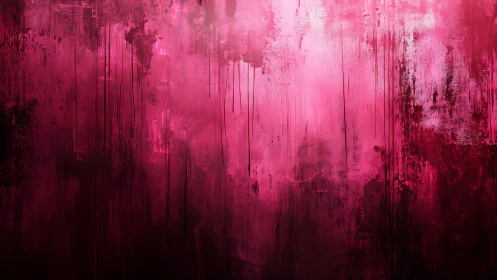 Vivid magenta grunge wall radiates bold, moody intensity