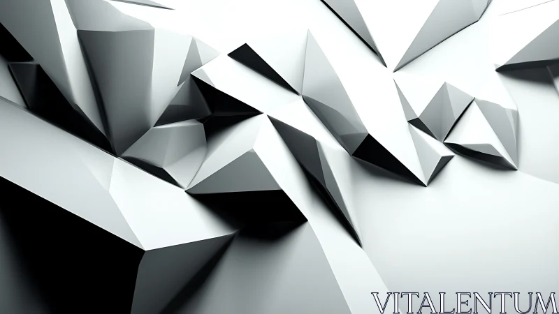 Sharp polygonal surfaces form angular abstract structure