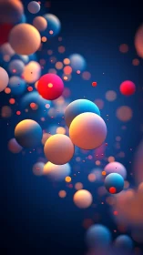 Floating color orbs drift through a deep midnight dreamscape.