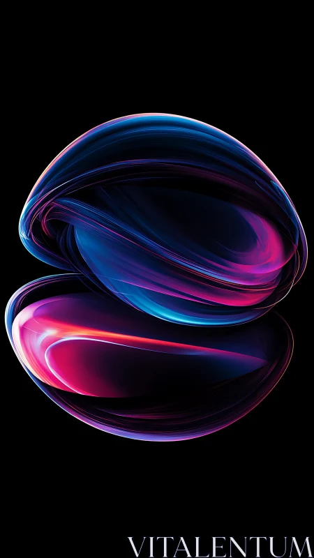 Neon energy orbs swirl in luminous abstract space.