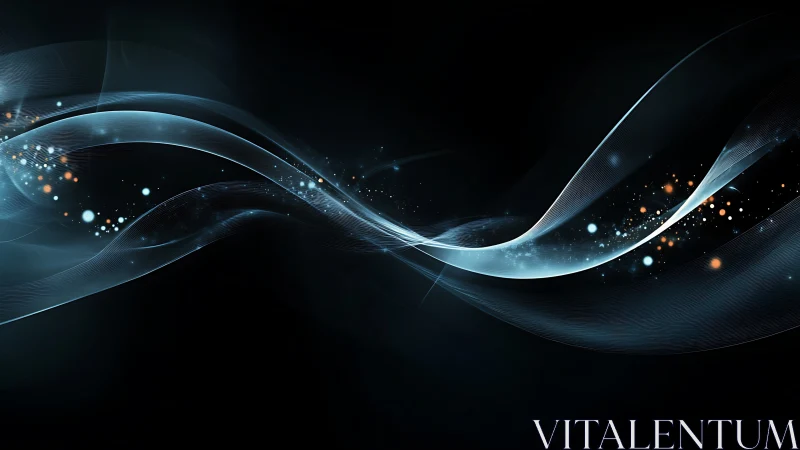 Gentle starlit waves drifting across a quiet digital night.