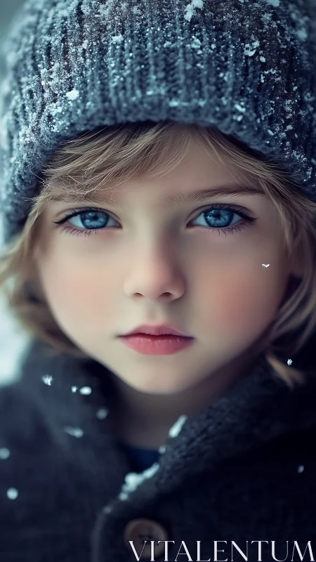 Winter Wonder in Blue Eyes.