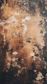 Weathered textured wall shows layered rust and decay detail