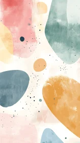 Soft geometric color fields in abstract digital painting format.