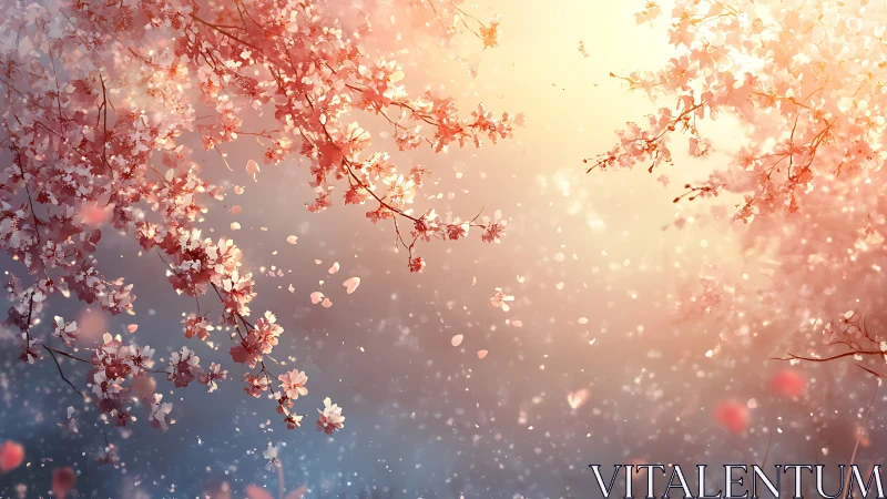 Soft Focus Floral Study in Warm Gradient.