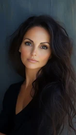 High-resolution portrait of woman with soft depth-of-field lighting