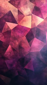 Geometric pink and purple polygon abstract background art