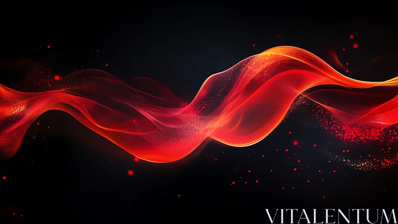 Fluid Volumetric Light Wave with Particle Dispersion in Dark Space