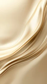 Champagne satin folds create smooth flowing abstract waves.