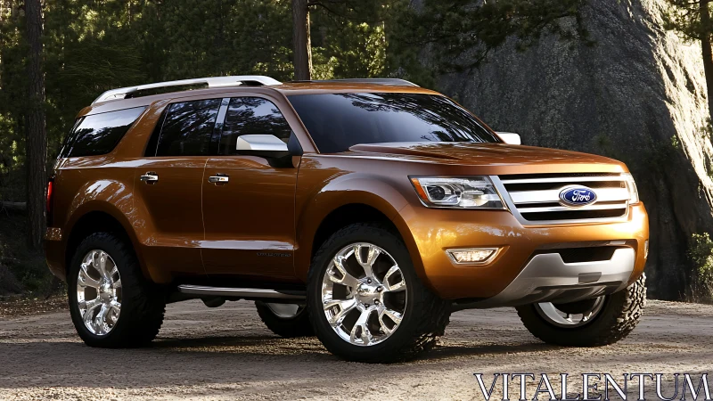Confident bronze SUV ready for relaxed weekend adventures.