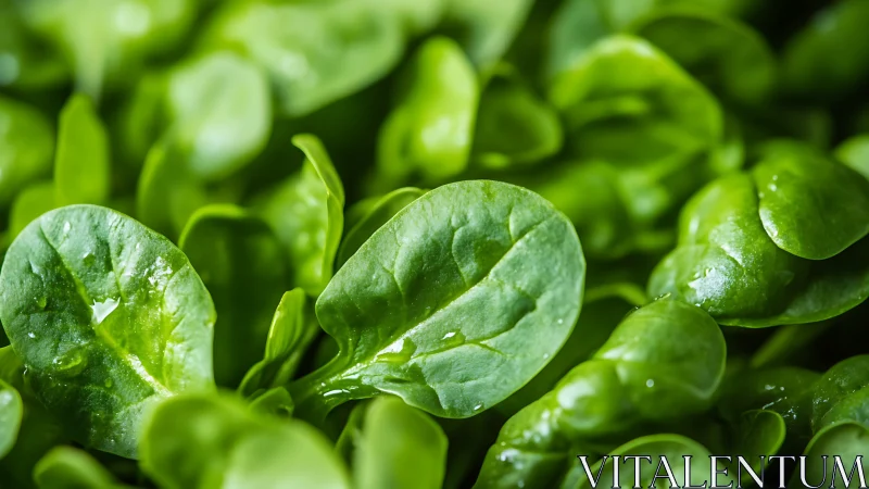 Bright green spinach leaves invite fresh, wholesome cooking