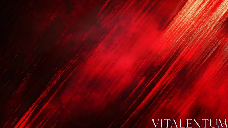 Dynamic red abstract background with diagonal light streaks.