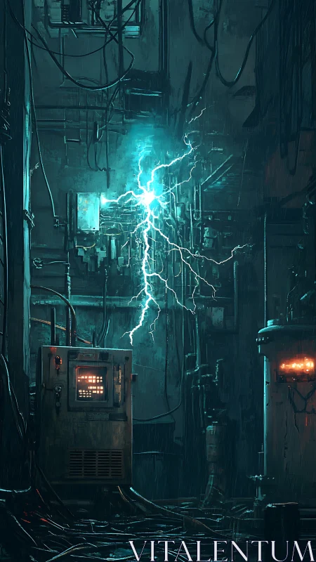 Electric surge ignites a dystopian industrial control alleyway