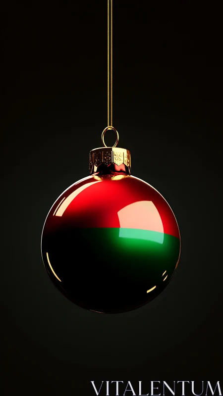 Pan-African glass ornament glows against black background.