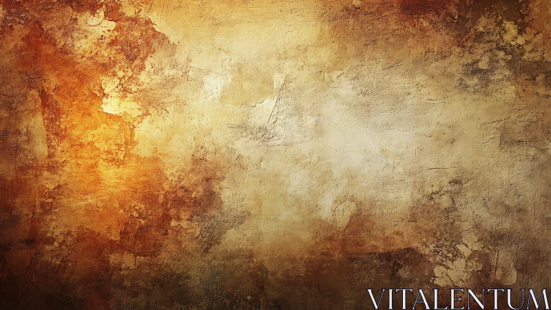 Warm rustic textured abstract background in earthy golden tones.