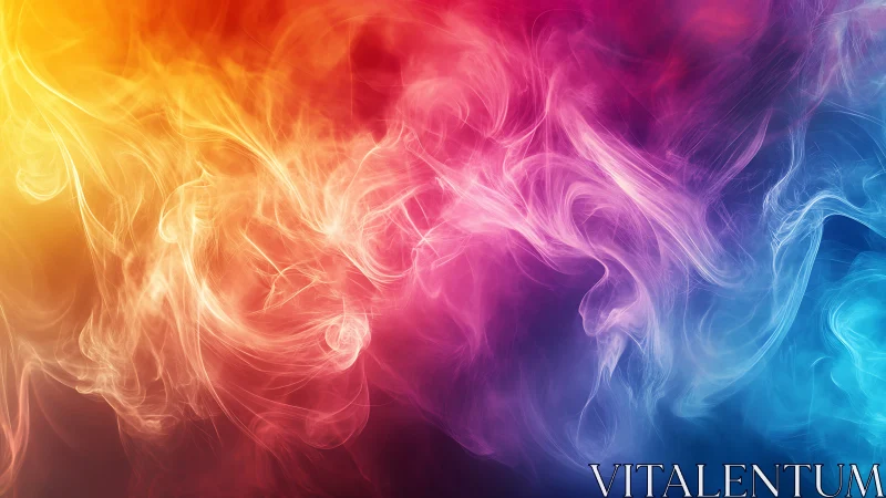 Chromatic mist pirouettes where firelight kisses cool nebulae
