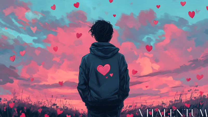 Solitary Heart: A Young Soul Gazes Through Love