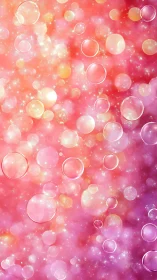 Chromatic bokeh bubble field with translucent refraction dynamics.