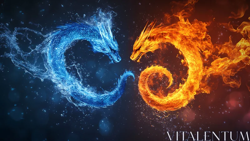 Hydrothermal dual-dragon vortex in dynamic elemental symmetry.