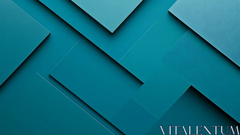 Teal planes glide in layered geometry across quiet depth
