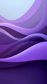 Layered violet wave gradients with smooth flowing curves.