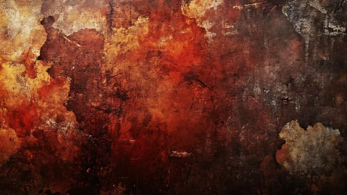 Grunge Rust Texture with Warm Earthy Tones and Abstract Style.