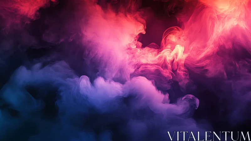 Vibrant nebula clouds swirl in luminous magenta and blue.